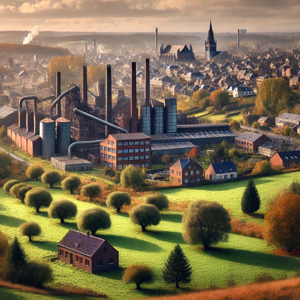 État des lieux Quaregnon - paysage urbain et industriel.