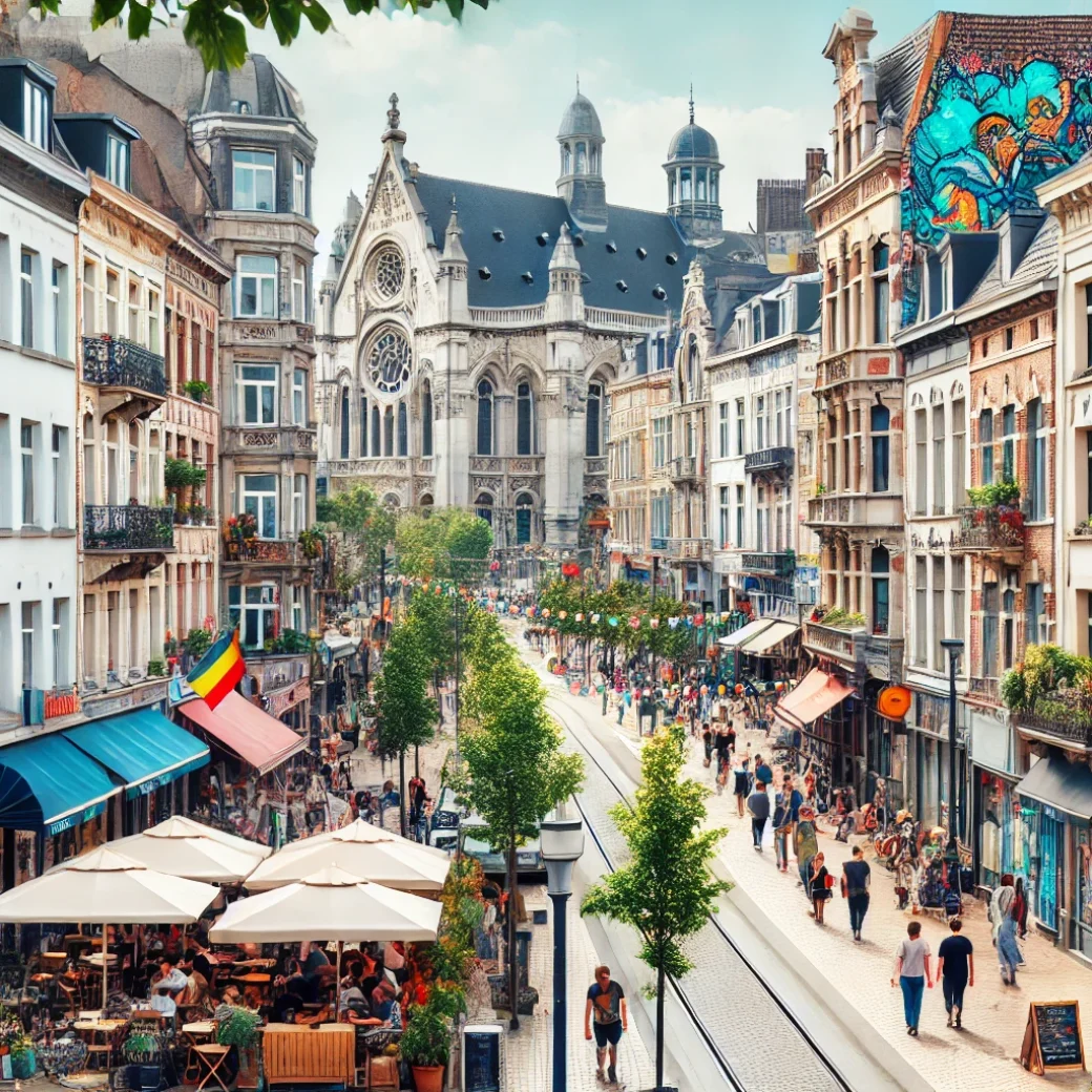 Vue panoramique de Saint-Josse-ten-Noode, une belle commune idéale pour réaliser un état des lieux immobilier fiable et rigoureux.