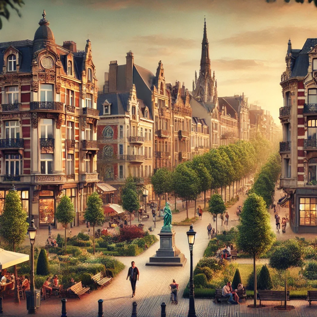 Vue panoramique de Schaerbeek, une belle commune idéale pour réaliser un état des lieux Schaerbeek immobilier fiable et rigoureux.