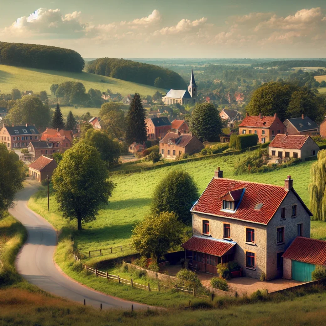 Vue panoramique de Sivry-Rance, une commune idéale pour réaliser un état des lieux Sivry-Rance immobilier complet et professionnel.