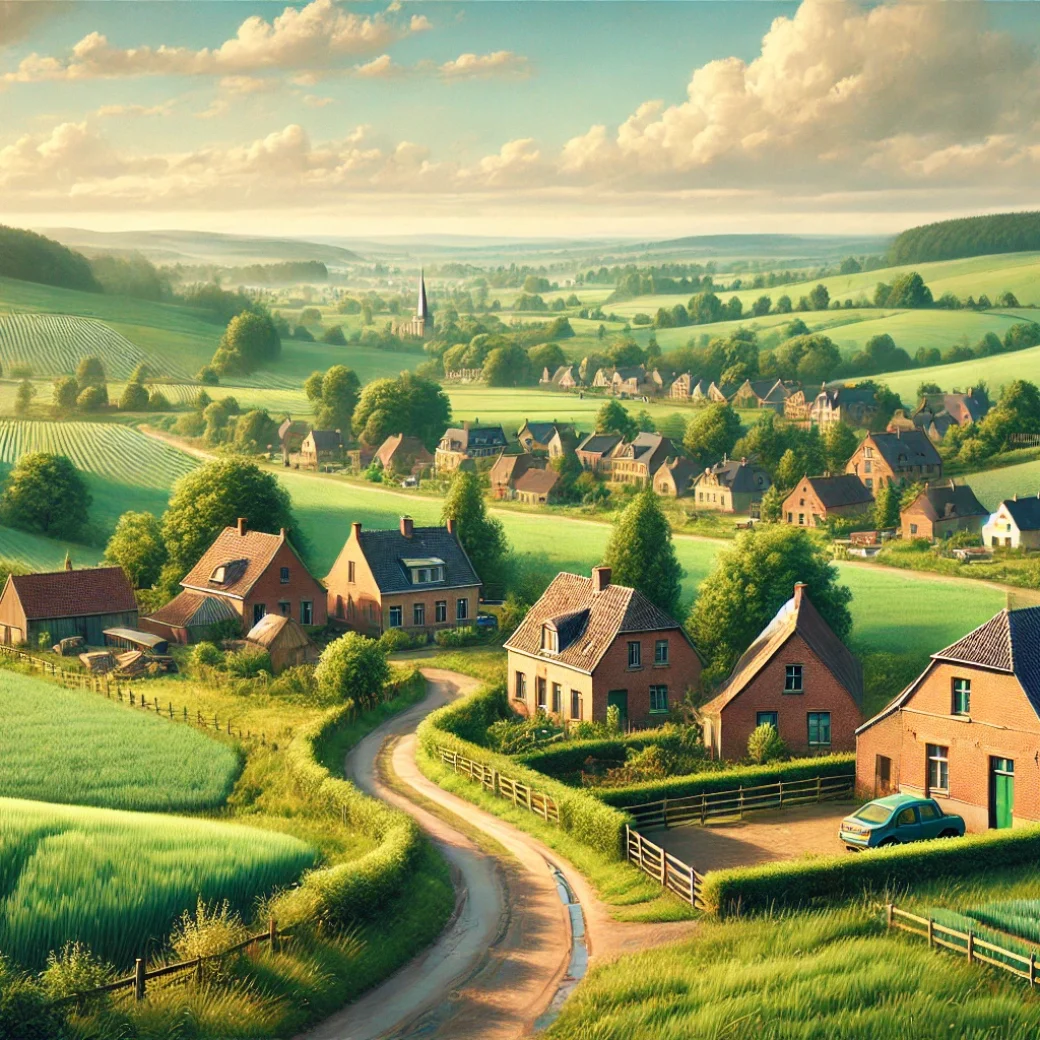 Vue panoramique de Soumagne, une belle commune idéale pour réaliser un état des lieux Soumagne immobilier fiable et rigoureux.
