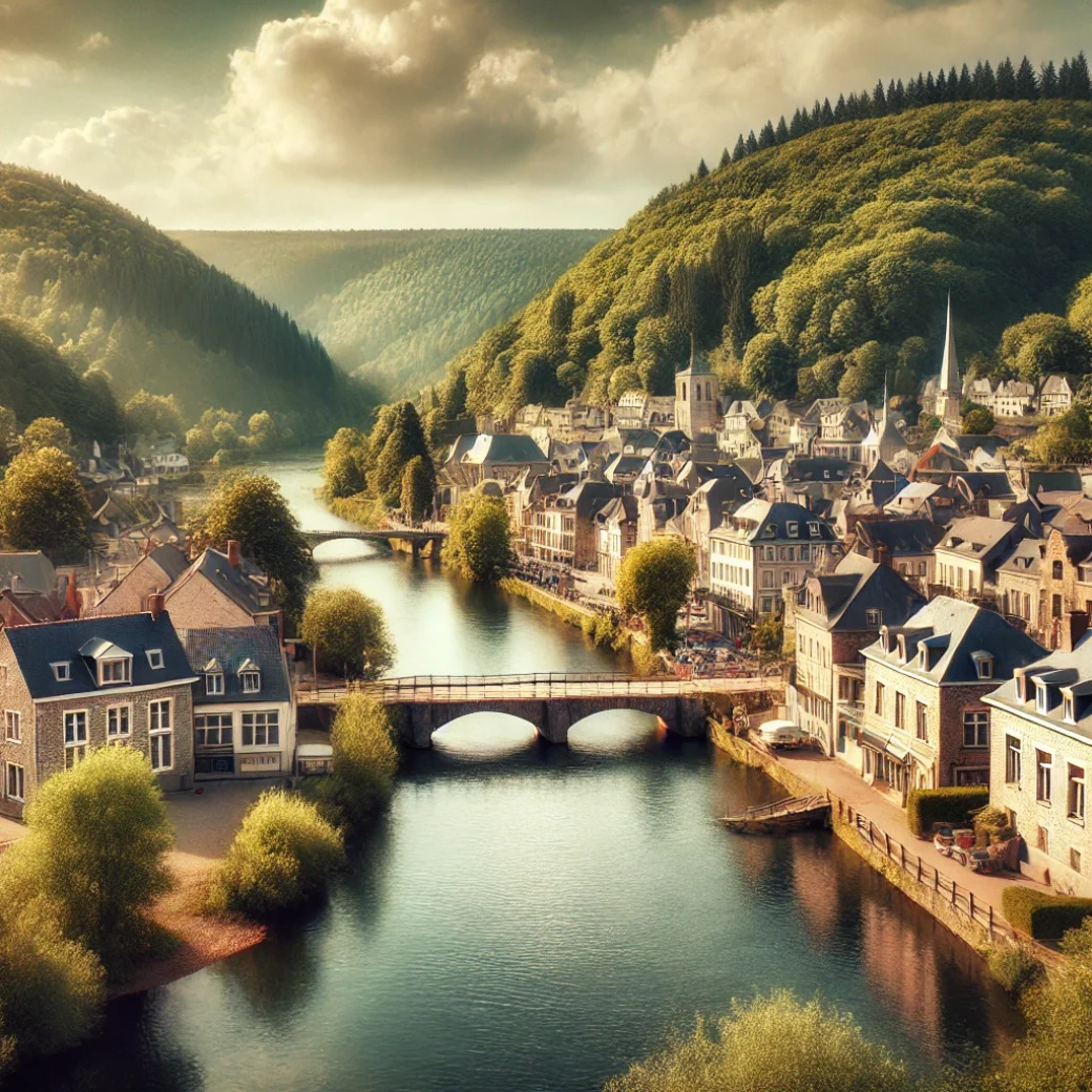 Vue panoramique de Trooz, une belle commune idéale pour réaliser un état des lieux immobilier fiable et rigoureux