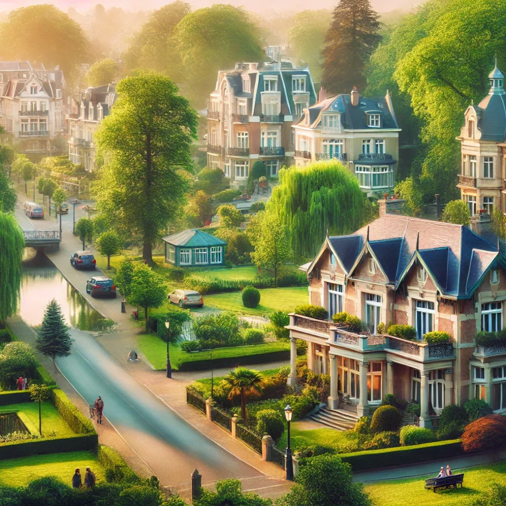 Vue panoramique d'Uccle, une belle commune idéale pour réaliser un état des lieux Uccle immobilier fiable et rigoureux.