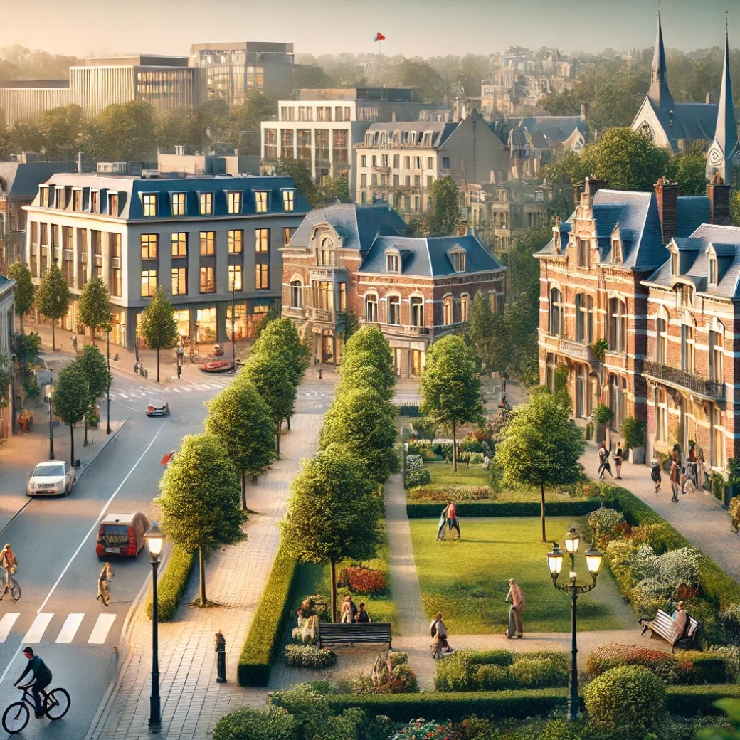 Vue panoramique de Woluwe-Saint-Lambert, une belle commune idéale pour réaliser un état des lieux Woluwe-Saint-Lambert immobilier fiable et rigoureux.
