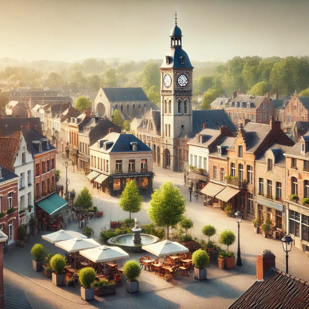 Vue pittoresque de Braine-le-Comte, lieu idéal pour un état des lieux Braine-le-Comte effectué par un expert local.